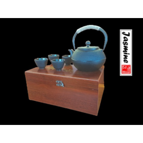 Cast iron tea set