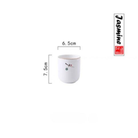 Japanese white porcelain tea set 