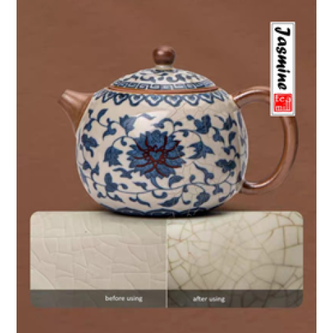 Yellow Ru ware tea set