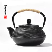 Cast iron teapot 1000ml (Round hobnail)