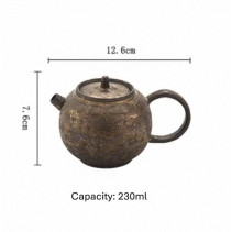Gilt teapot