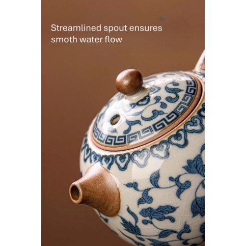 Yellow Ru ware tea set