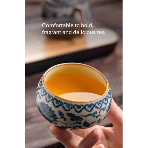 Yellow Ru ware tea set