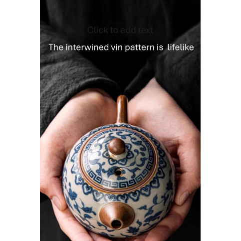 Yellow Ru ware tea set