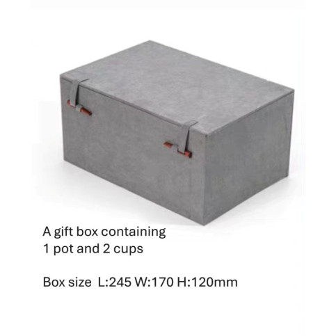 Yellow Ru ware tea set