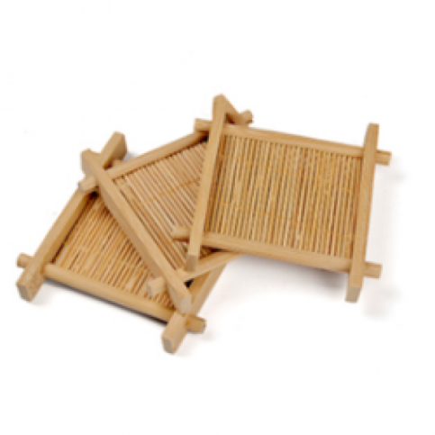 Bamboo cup coaster Bamboo cup coaster